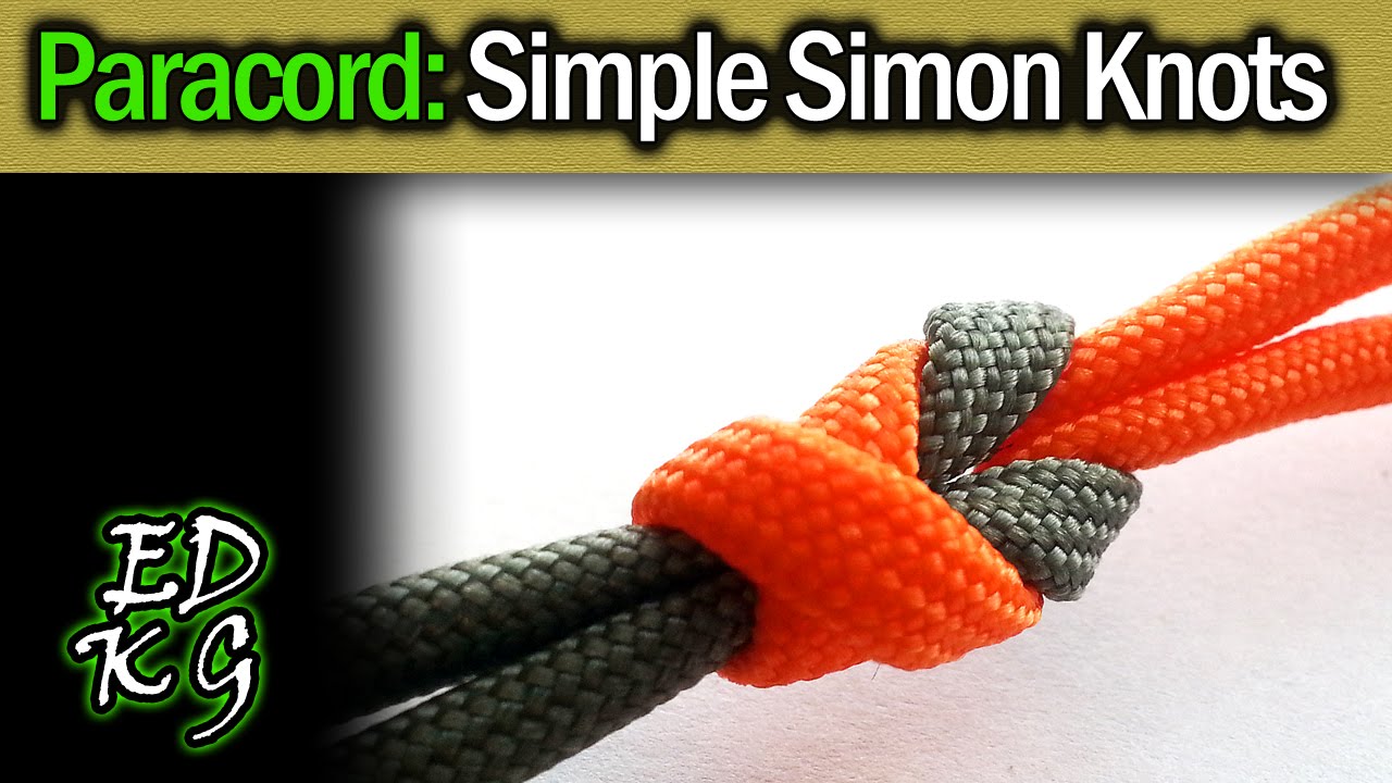 Simple Paracord: Simple Simon Knots (and Square knot)