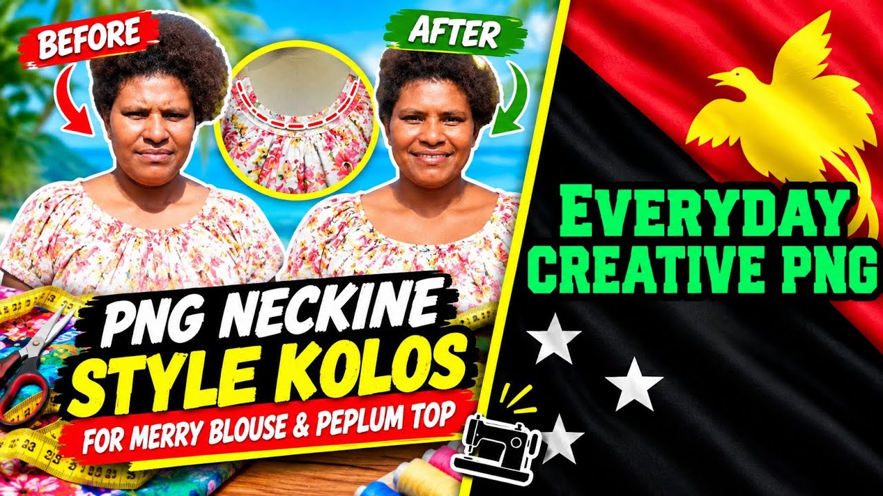 Style Kolos (PNG) Neckline Made Easy | Cutting and Sewing Tutorial