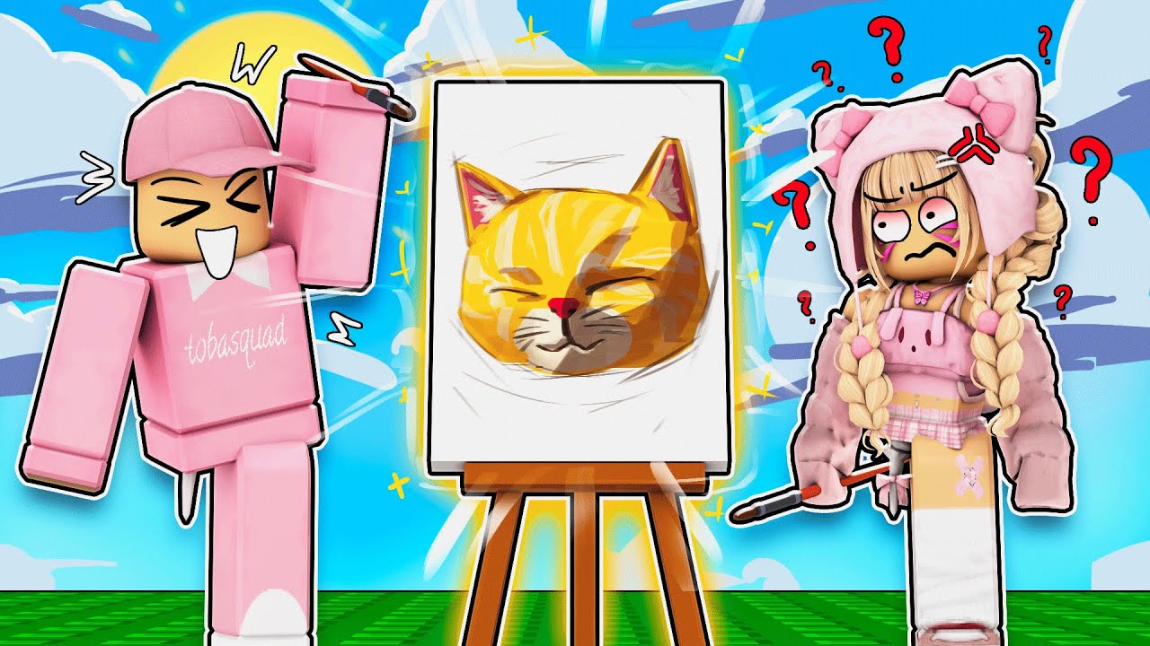 AKU SURUH ADIK AKU GAMBAR BUAT BIKIN KAGET TETEH ROZZ !!!