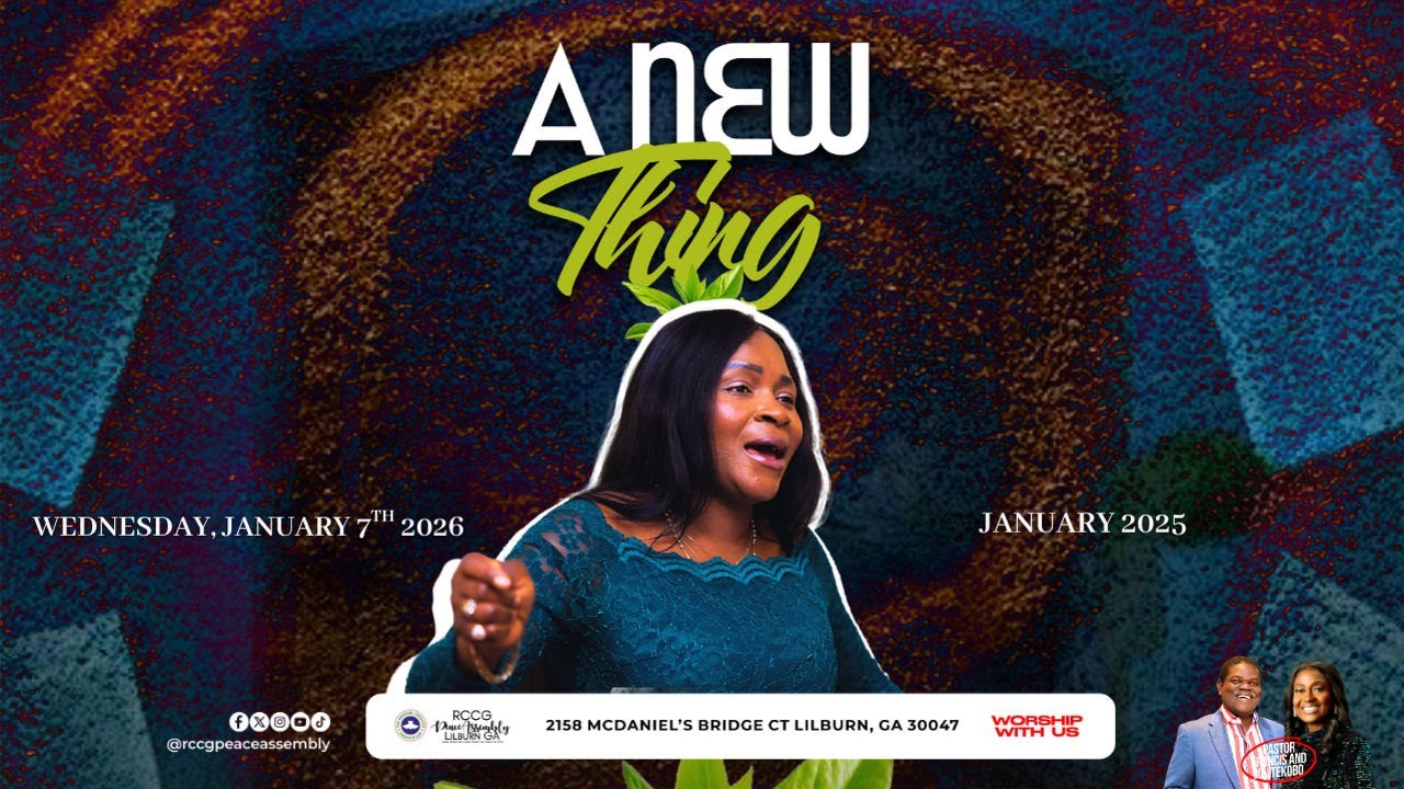 Wednesday Digging Deep January 7th 2026 | A New Thing | RCCG Peace Assembly