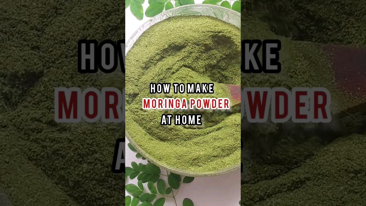How to make Moringa powder at home/Moring powder benefits #shorts sho#ashortaday