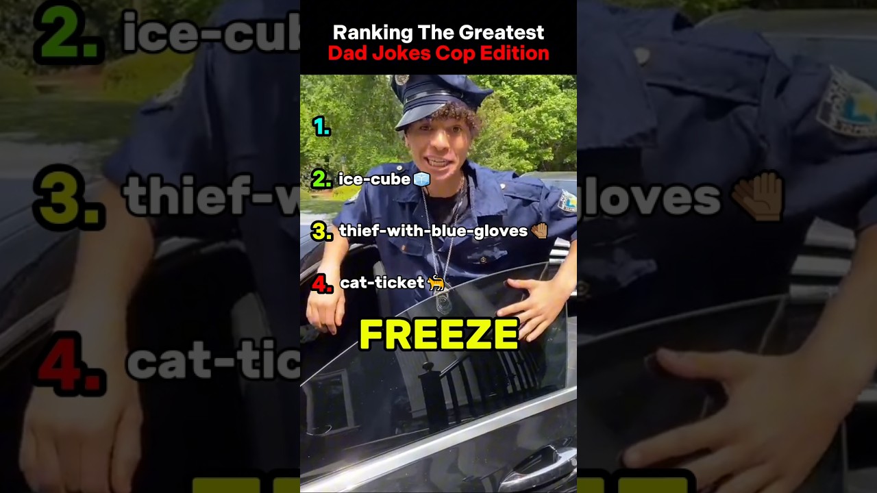 Ranking The Greatest Dad Jokes Cop Edition
