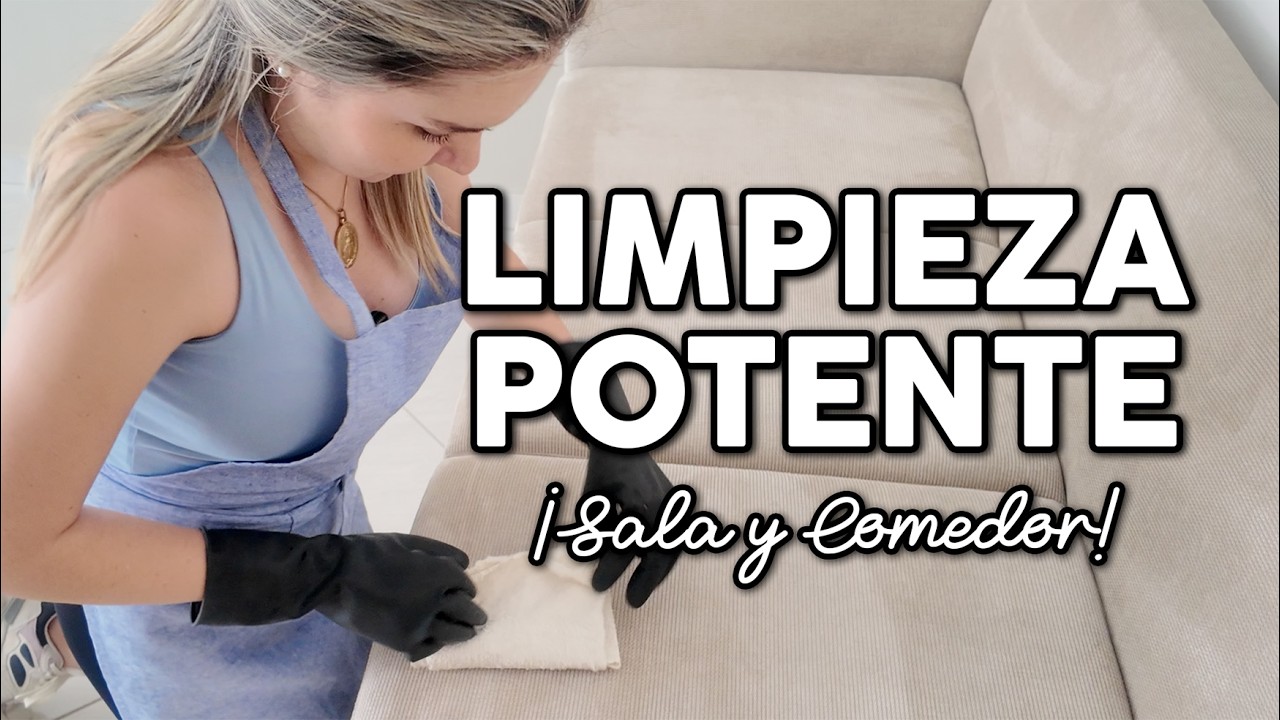 NUNCA HABÍA ESTADO TAN SUCIO 😳 | Limpieza extrema de sala y comedor