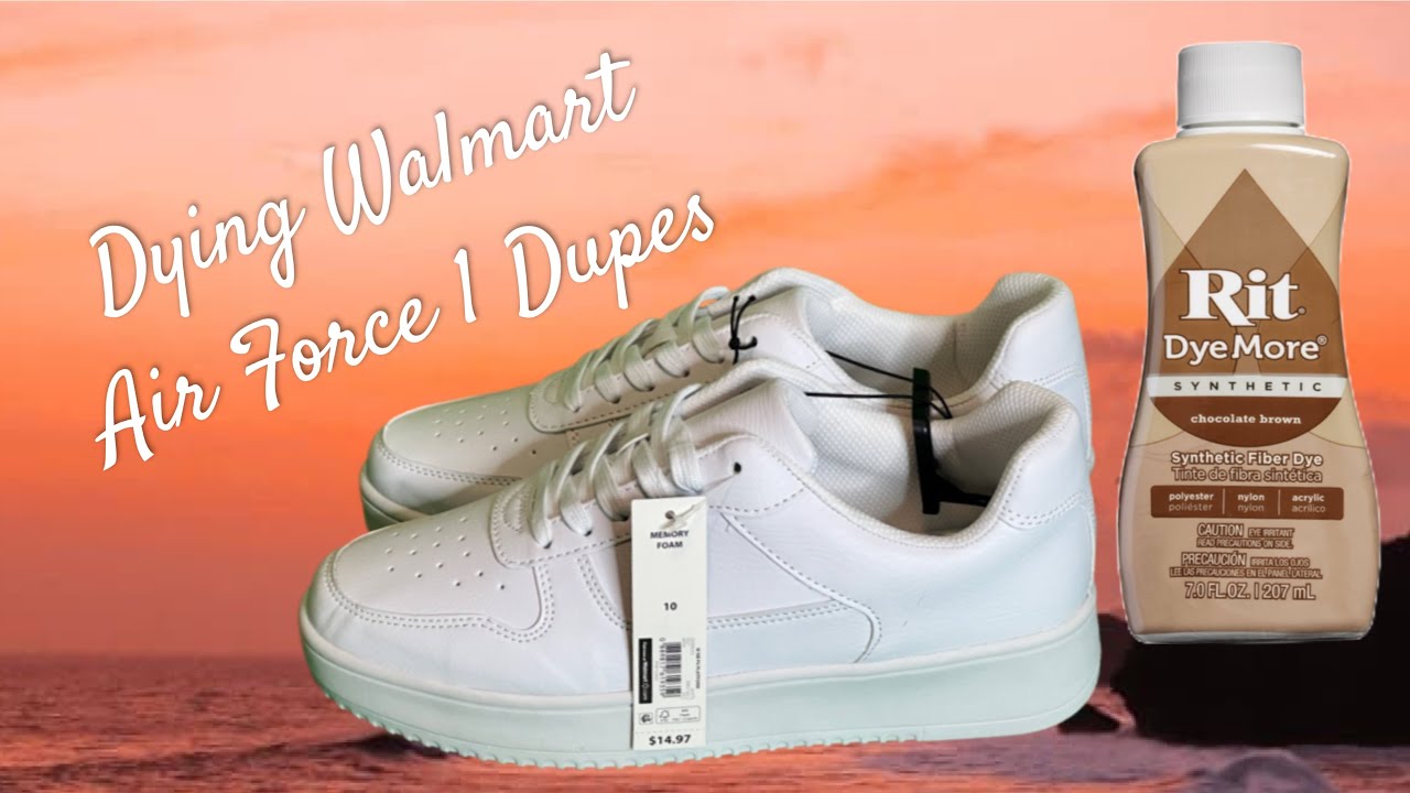 Painting Walmart Air Force Ones Dupes (Easy)