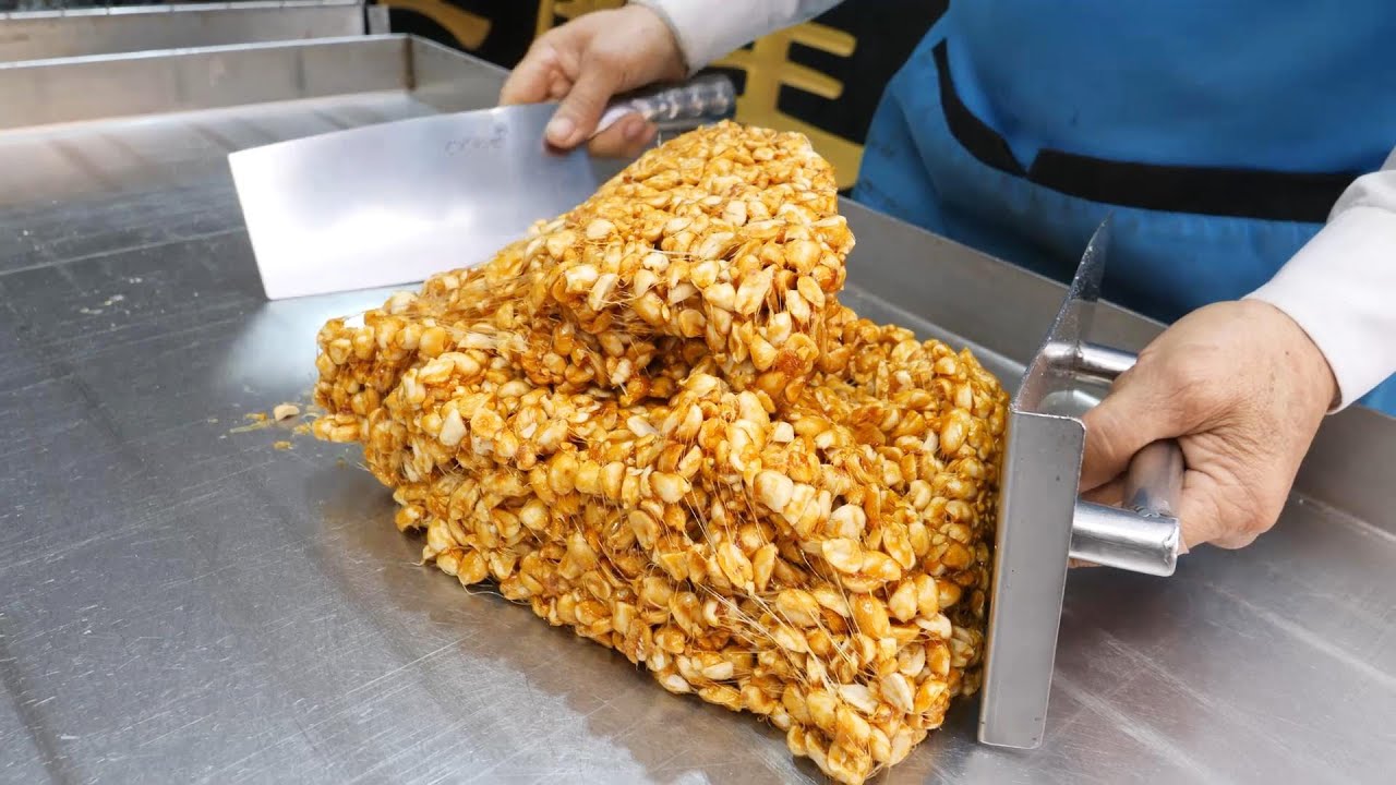 Peanut Candy Making / 花生糖制作 - 亚坚花生糖 - Chinese Street Food
