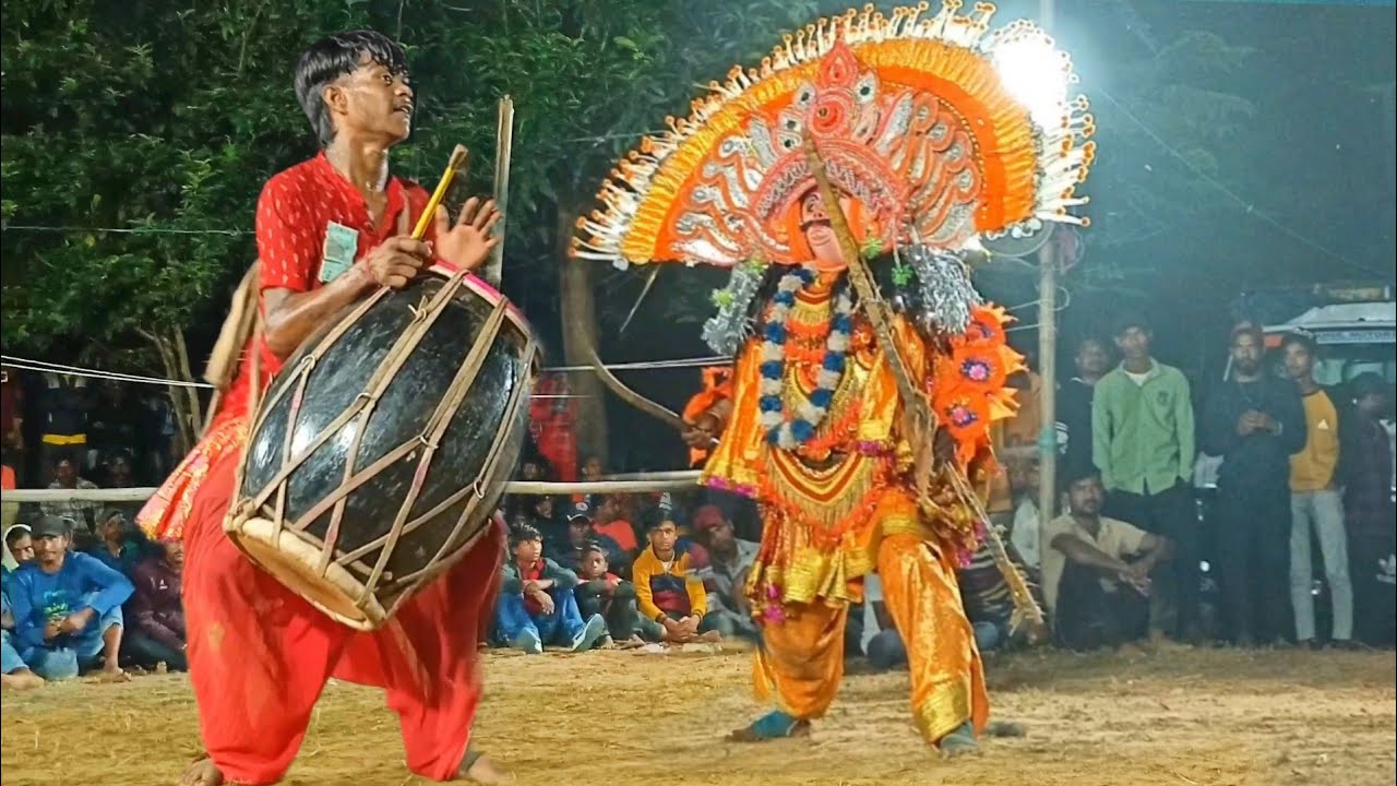 গোটা আসর কাঁপাই দিলো ওস্তাদ কার্তিক কর্মকার‼️ Karthik Karmakar Raja Nach ‼️ chho Nach 