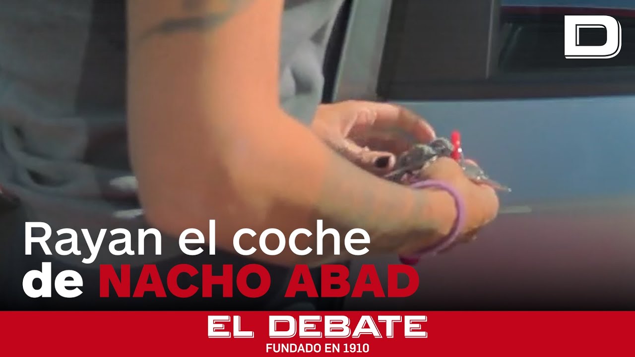 Nacho Abad pilla 'in fraganti' a la mujer que ha rayado su coche y muestra el v&iacute;deo en su programa