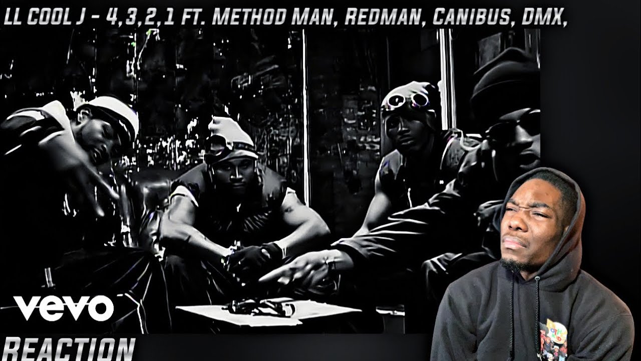 ALLSTAR TEAM! LL COOL J - 4,3,2,1 ft. Method Man, Redman Canibus & DMX REACTION! First Time Hearing
