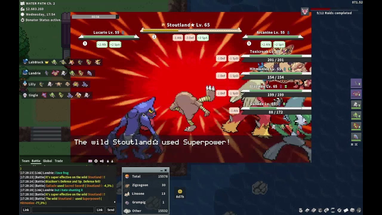 Alpha Stoutland Raid /// PokeMMO /// Lunar New Year 2026