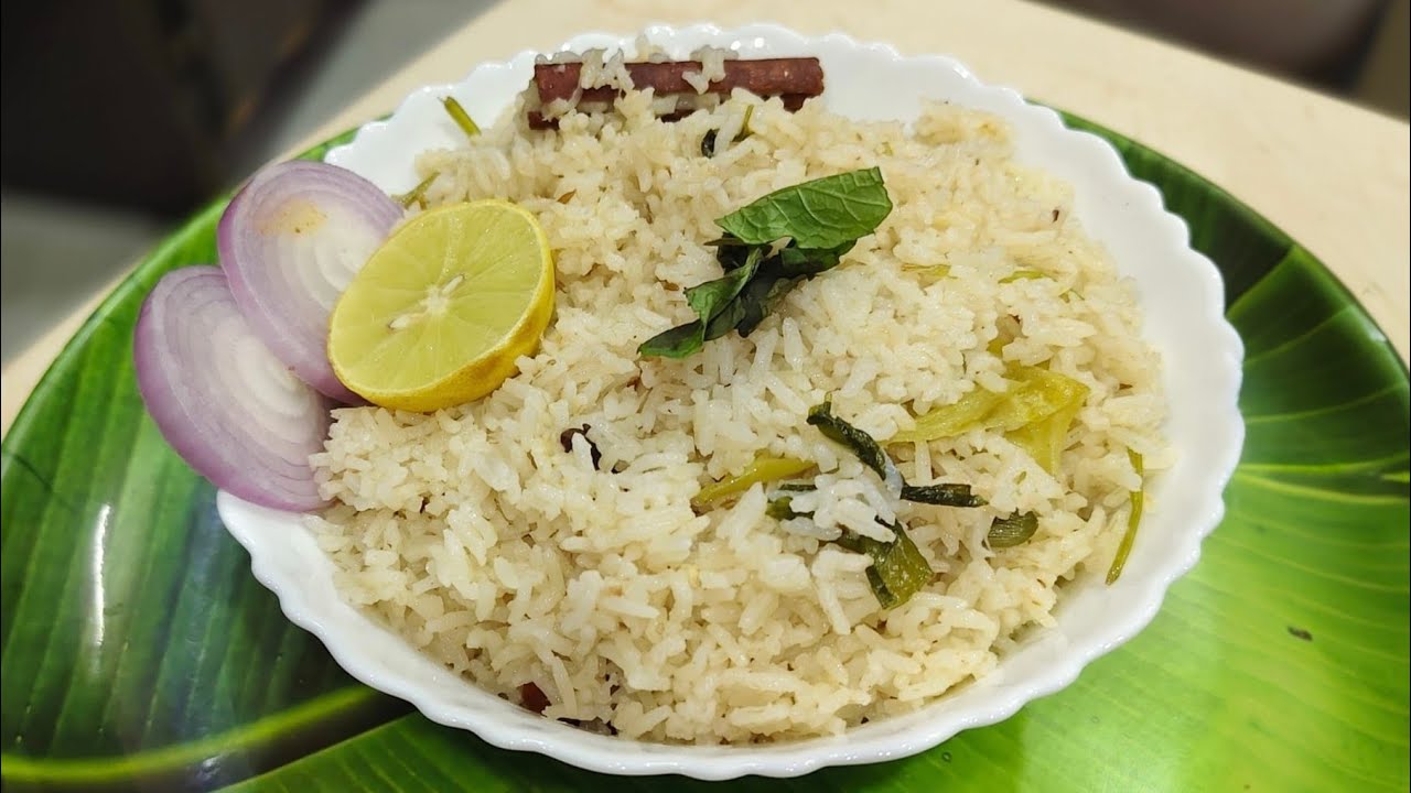 Coconut Milk Pulao | Kobbari Pala Pulao Rice