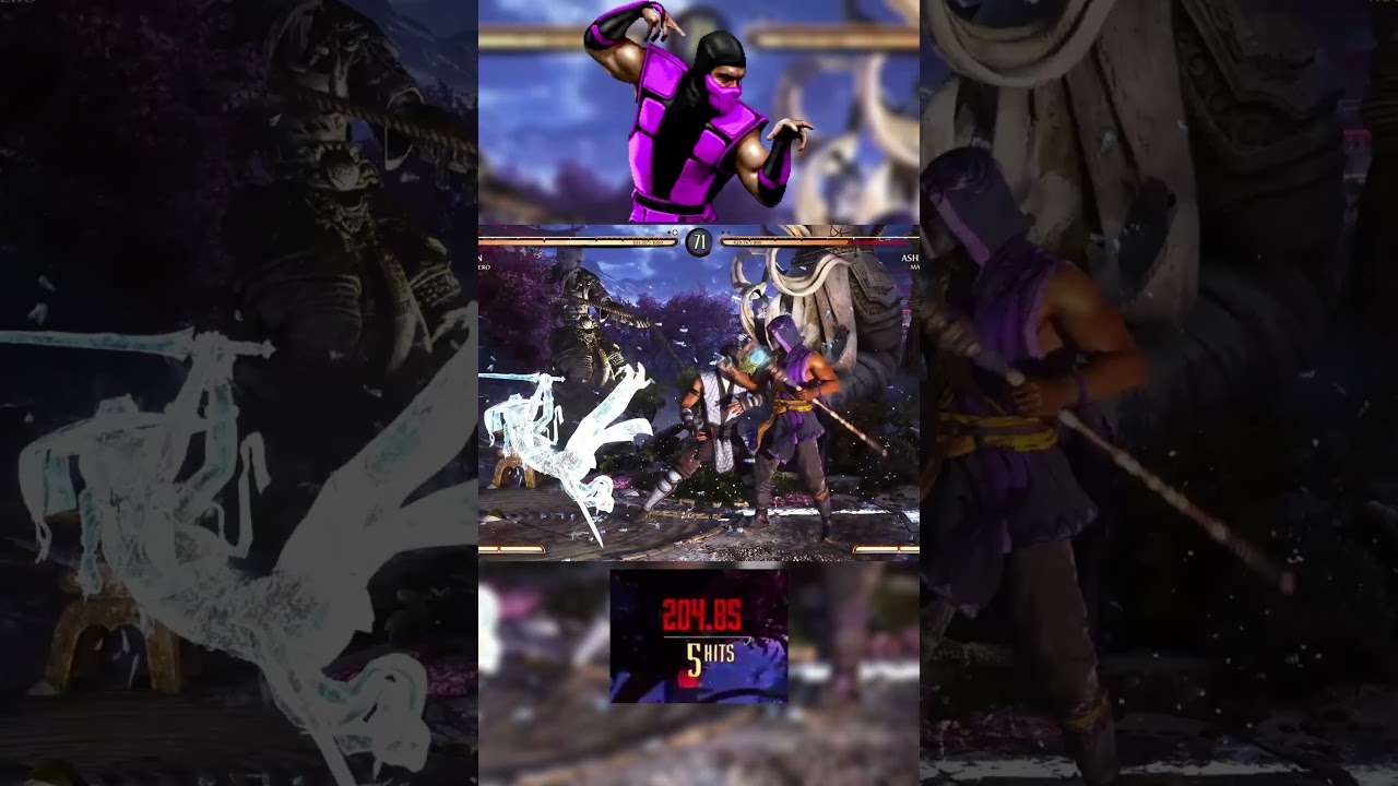 3 Must-See Rain Combos in Mortal Kombat 1! #mortalkombat #mk1 #gaming #mortalkombat1 #rain  #combos