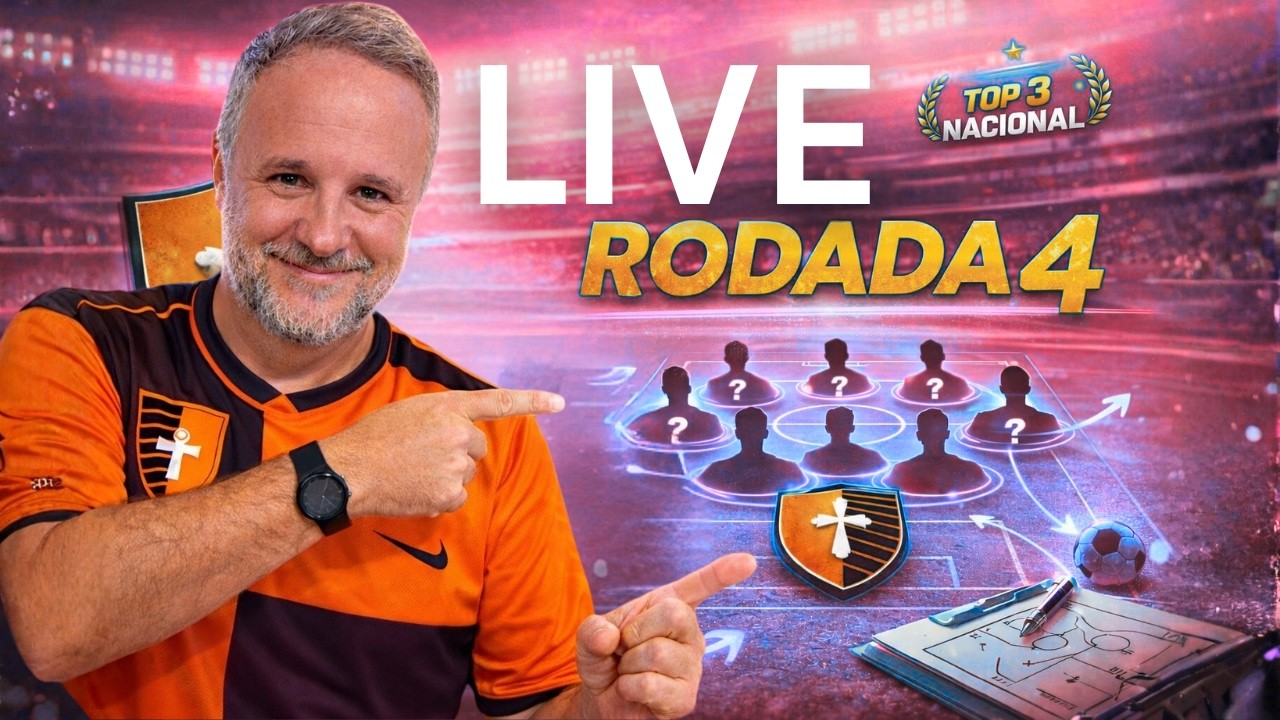 Live Cartola Fechamento do Mercado Rodada 4 2026 | Top 3 Nacional