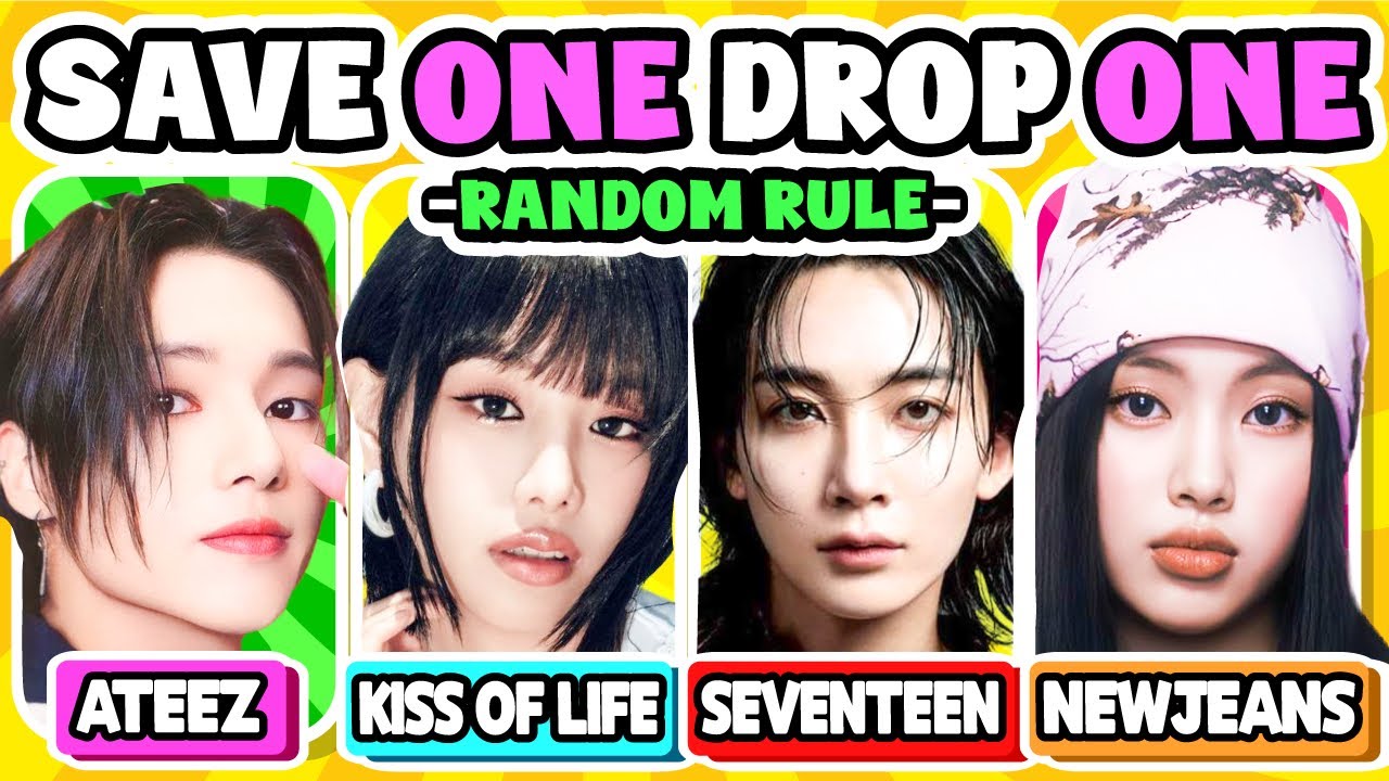 🎯 ONE RANDOM RULE 🎯 : SAVE ONE DROP ONE KPOP SONGS ✨ KPOP GAME 2024