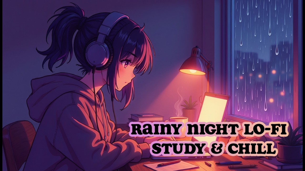 Lo-fi Hip Hop to Study/Relax to | Rainy Night Room | Chill Beat