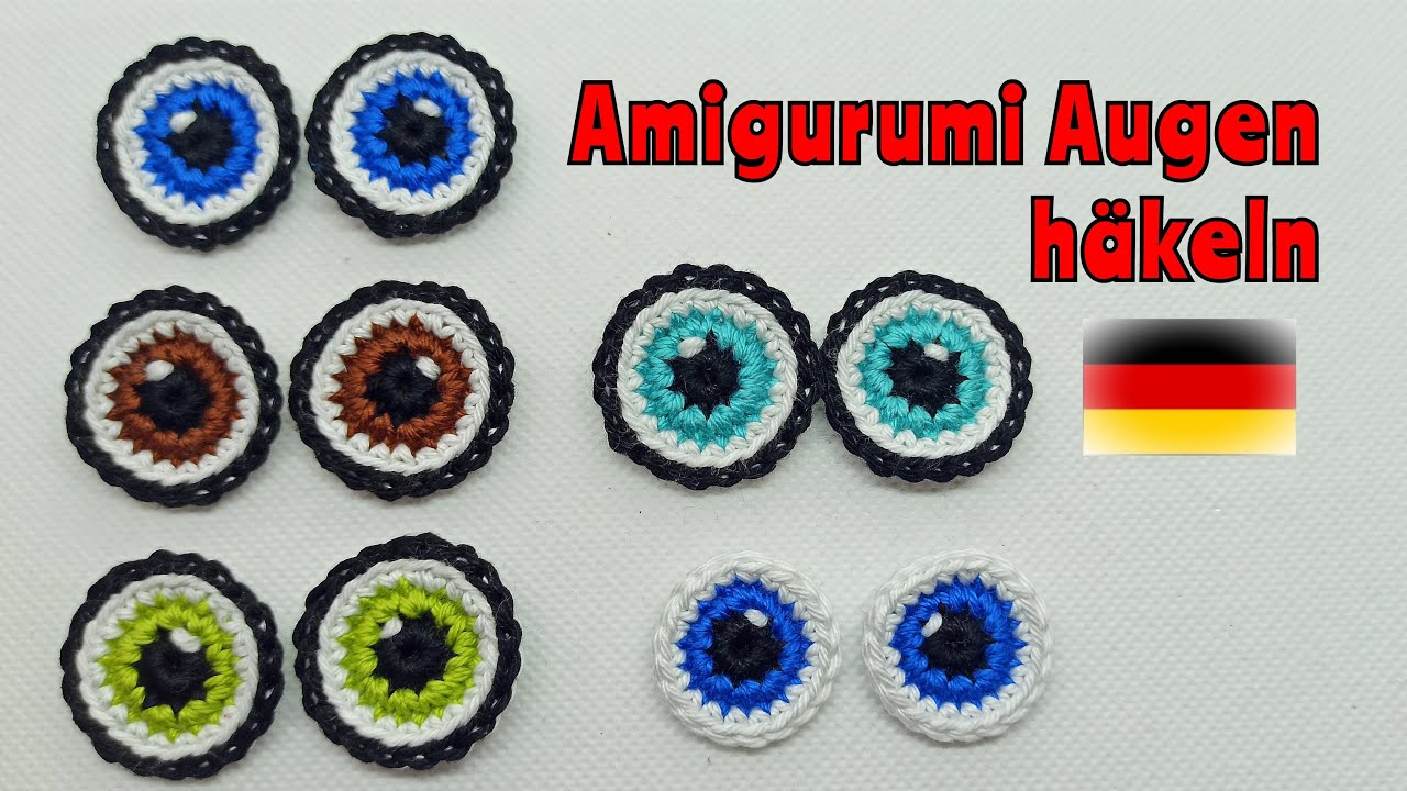 Amigurumi Augen häkeln - einfach und schnell