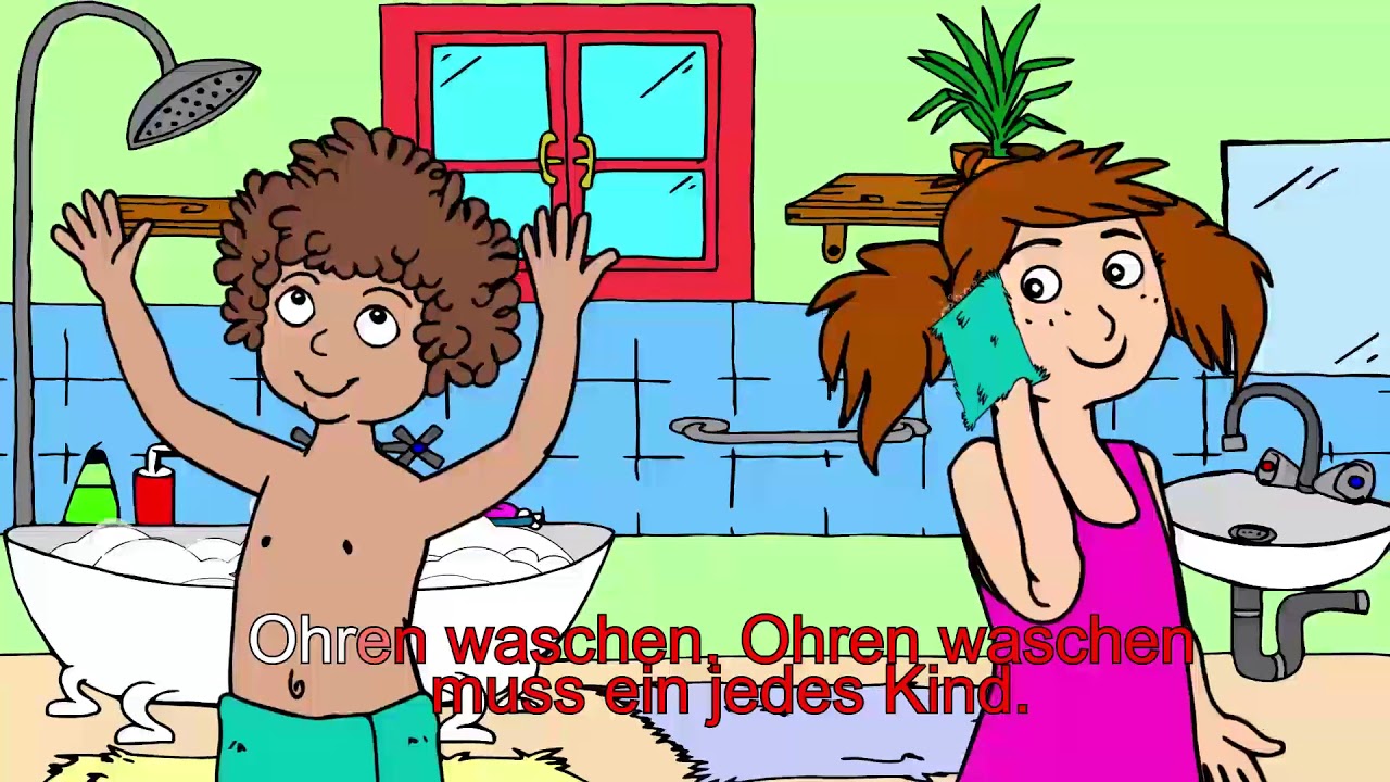 Hände waschen - Yleekids Deutsch lernen mit Kinderliedern