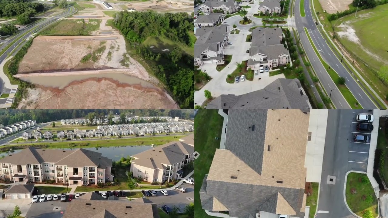 Drone footage from home