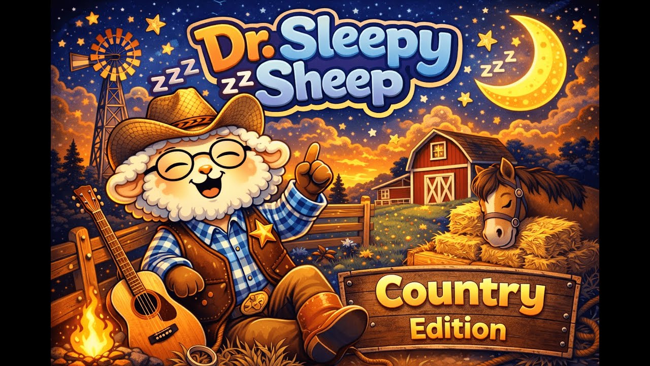 20 Minutes - Country Lullaby: Cozy Barn Power Rest | Dr. Sleepy Sheep PNE Vol.22