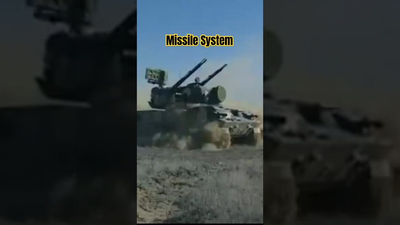 Tunguska missile system #MissileSystem #MilitaryTech #DefenseSystem