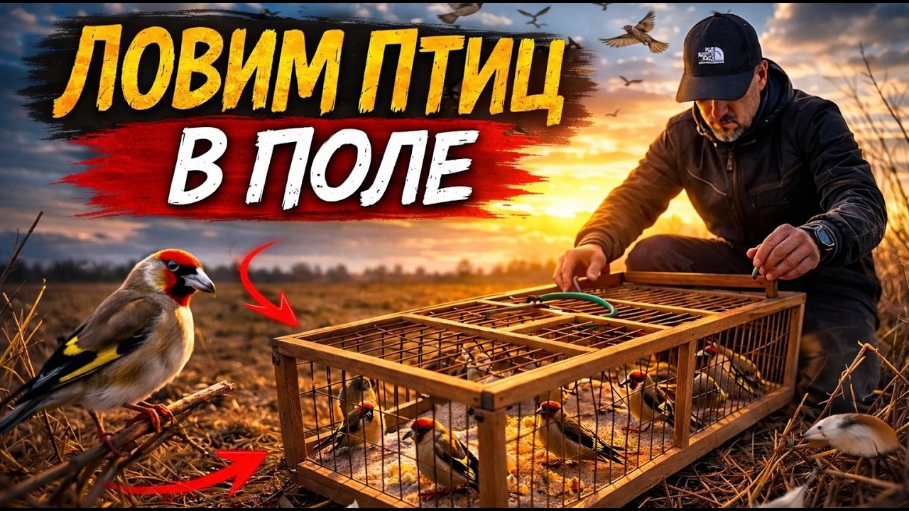 ловим щеглов в поле