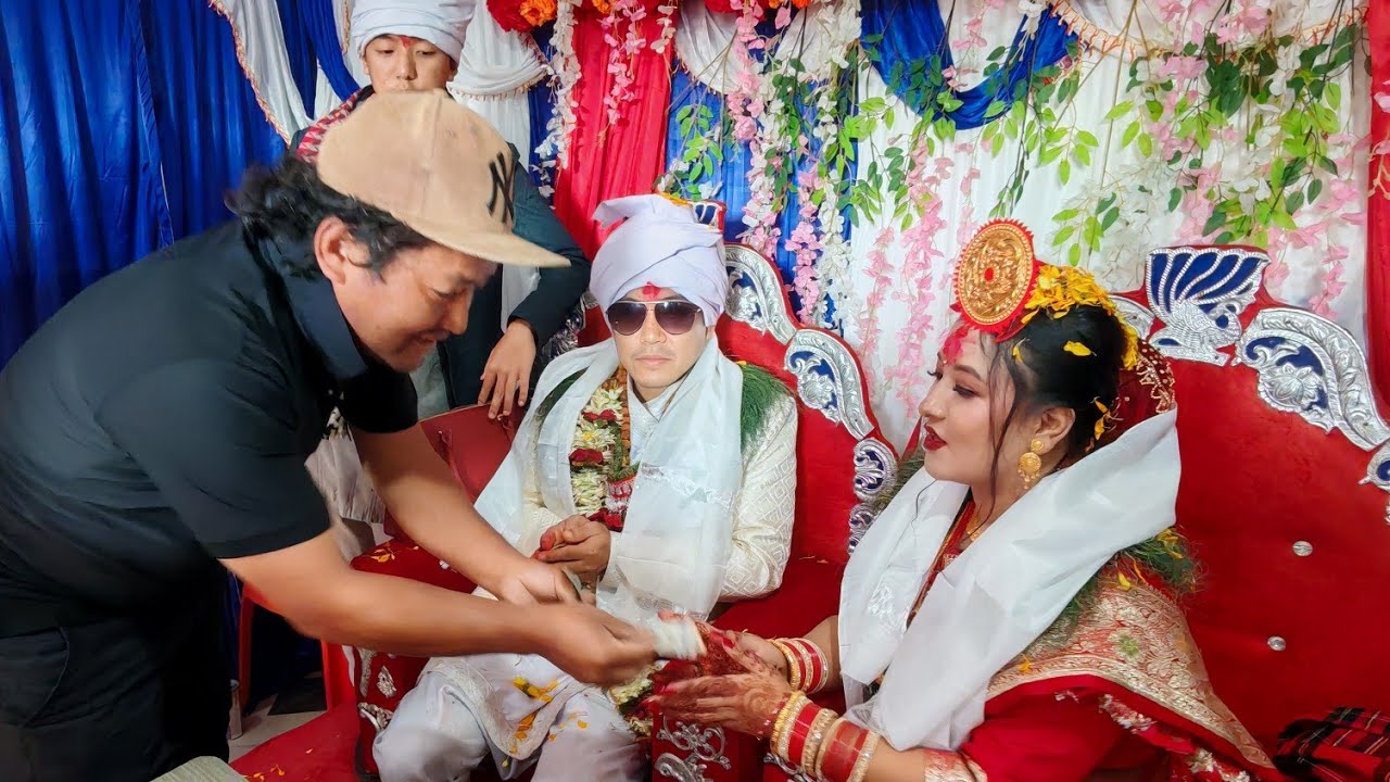 बिबाह बन्धन को शुभकामना।