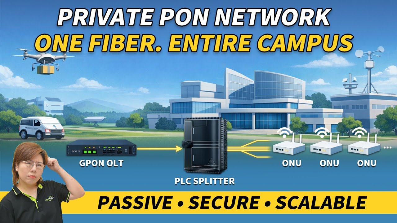 Built a Private PON Network for an Autonomous Research Campus