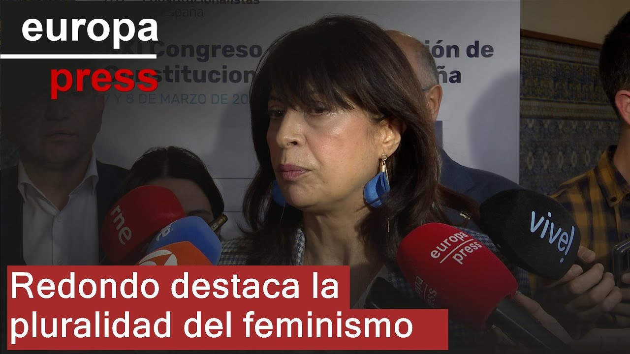Redondo destaca la pluralidad del feminismo: 