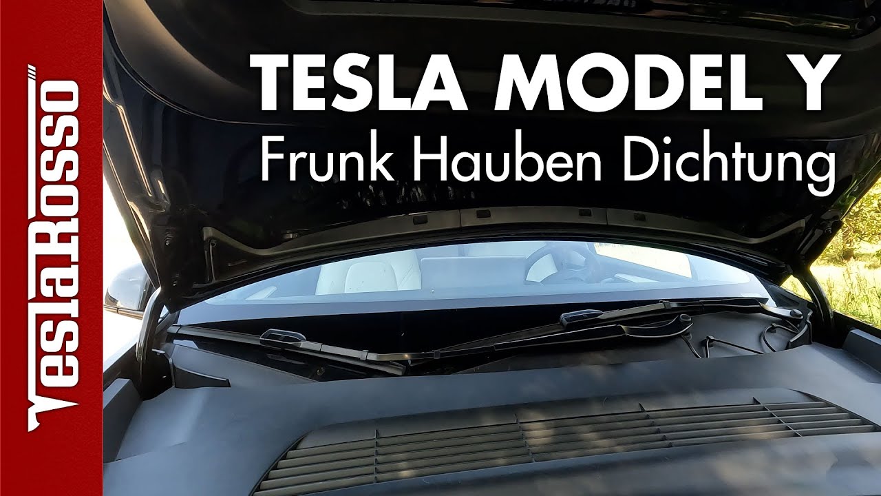 Tesla Model Y Frunk Hauben Dichtung + Teile, die ich nicht installiere