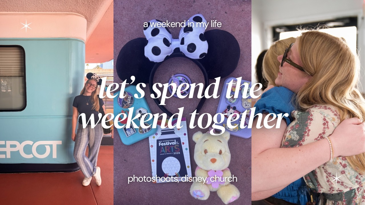 spend the weekend with me *photoshoots, disney world, pin trading, photography