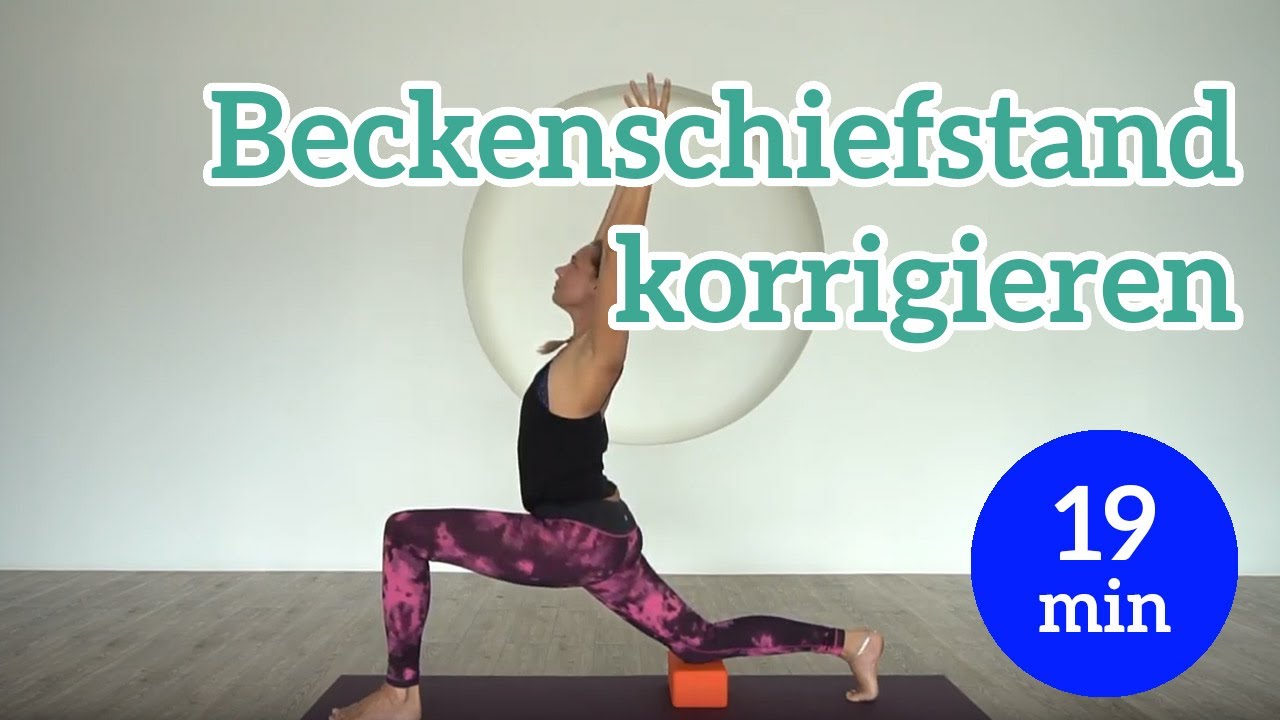 Beckenschiefstand wirksam korrigieren  mit Yogatherapieübungen