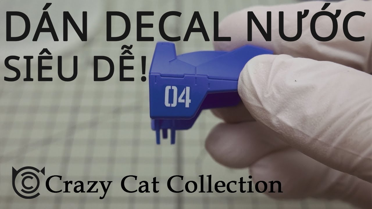 [Gunpla 101 - ENG]  Ep. 04: DÁN DECAL NƯỚC SIÊU DỄ! EZ WATERSLIDE DECAL!