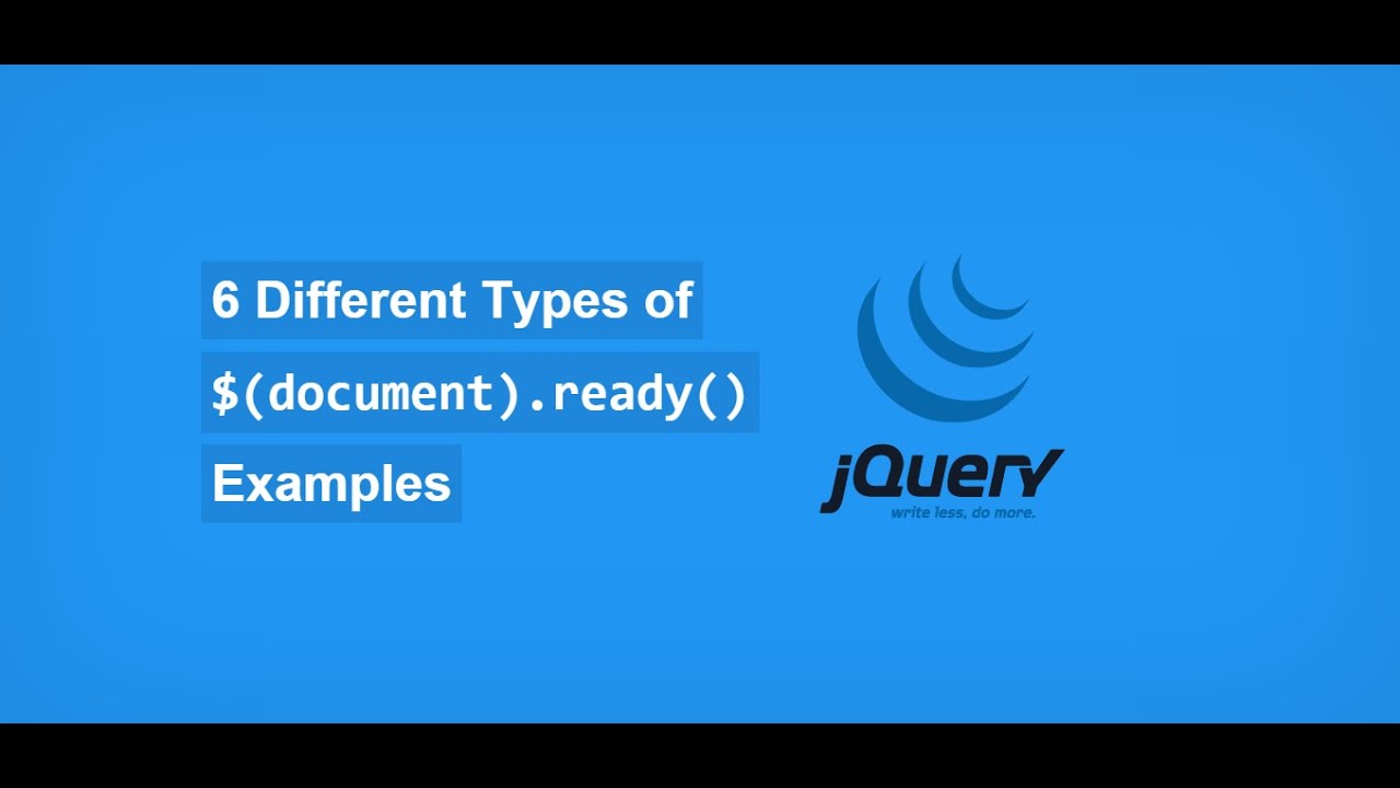 jQuery Document Ready Function