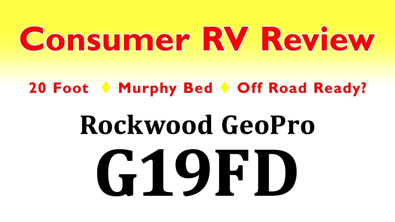 Rockwood GeoPro G19FD Travel Trailer Review - 4k UHD