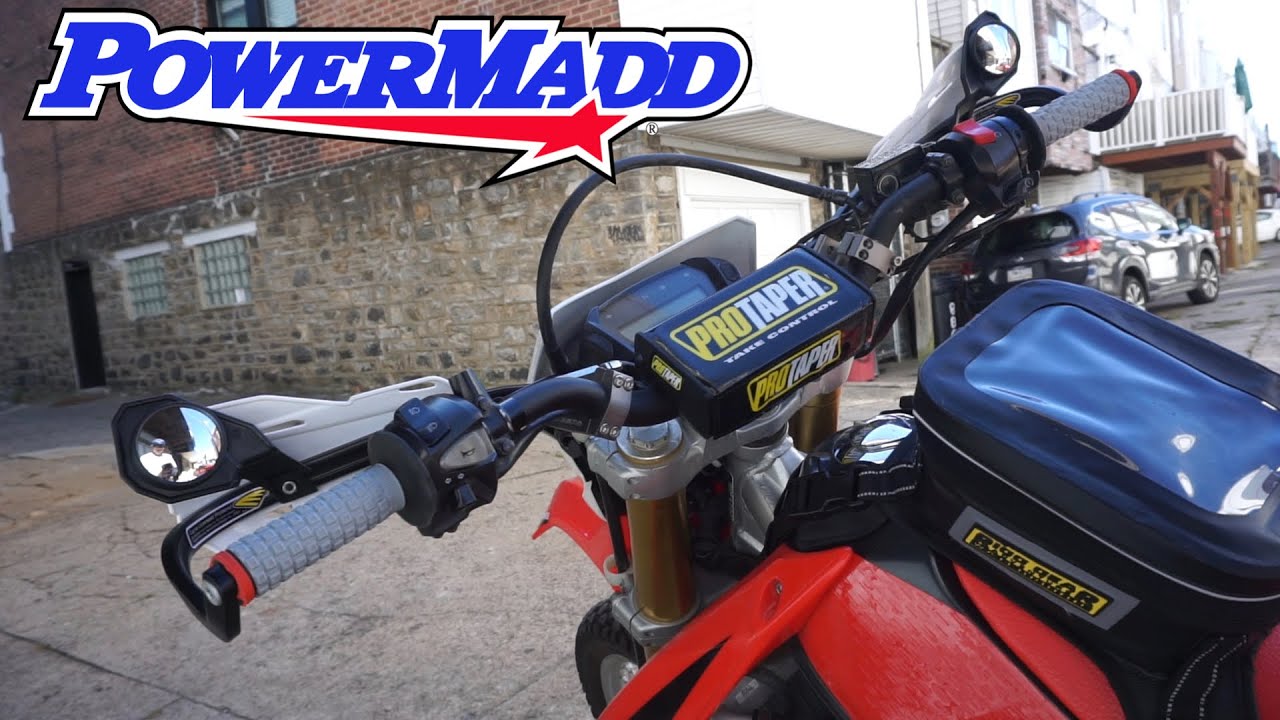 The BEST CRF250L / CRF300L Mirrors!! || PowerMadd Handguard Mirrors