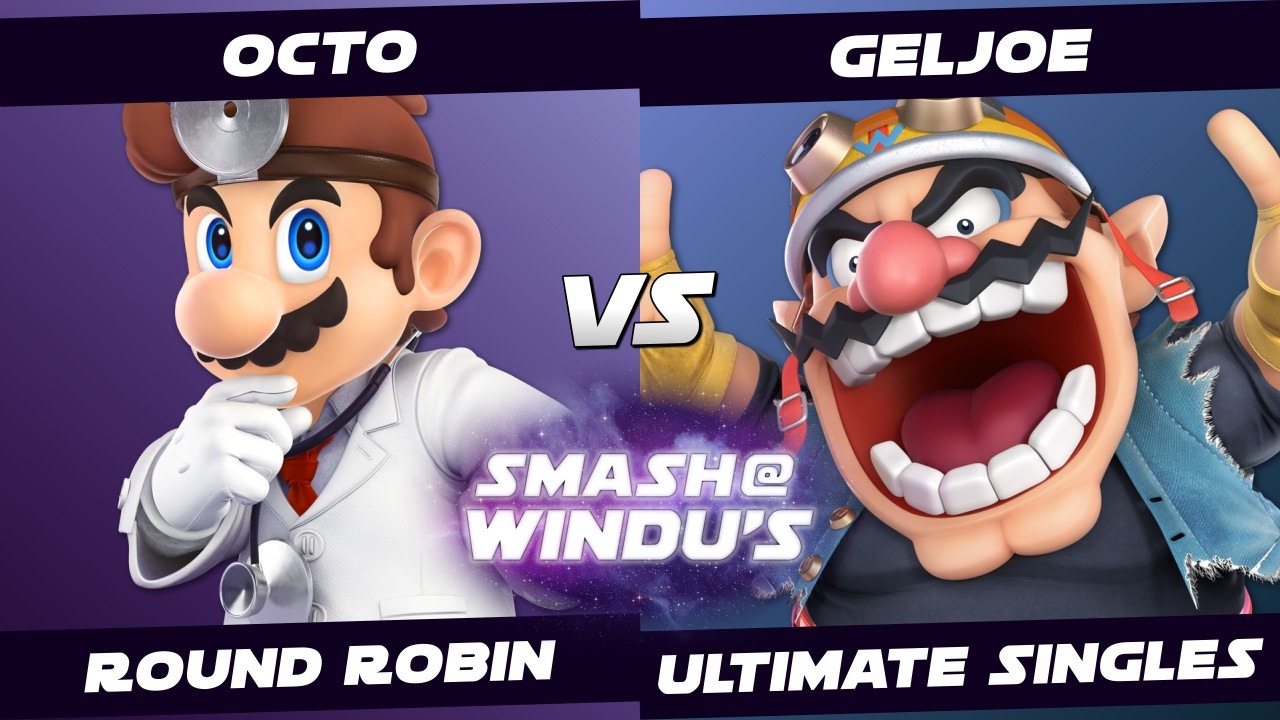 Smash @ Windu's 232 - Octo (Dr. Mario) vs GelJoe (Wario)  - Round Robin SSBU