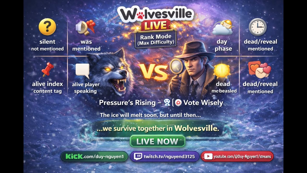 Ma Sói Wolvesville LIVE | Sandbox Mode – Total Freedom, Total Chaos