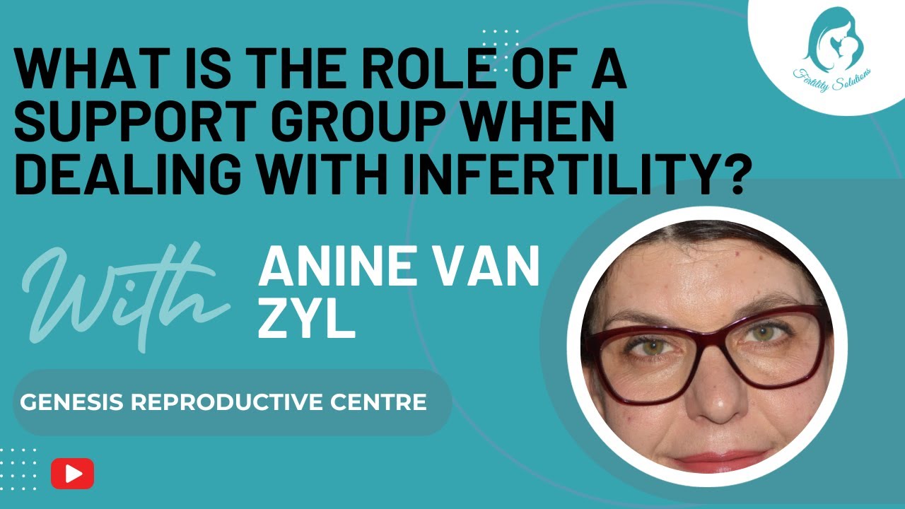 What is the role of a support group when dealing with infertility?