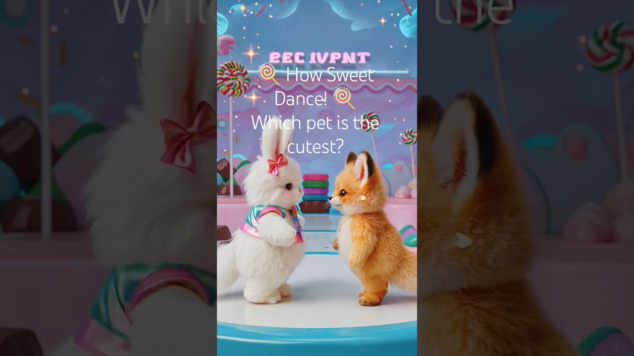 How Sweet – K-Pop Fantasy Pets Dancing! (NewJeans AI Short)