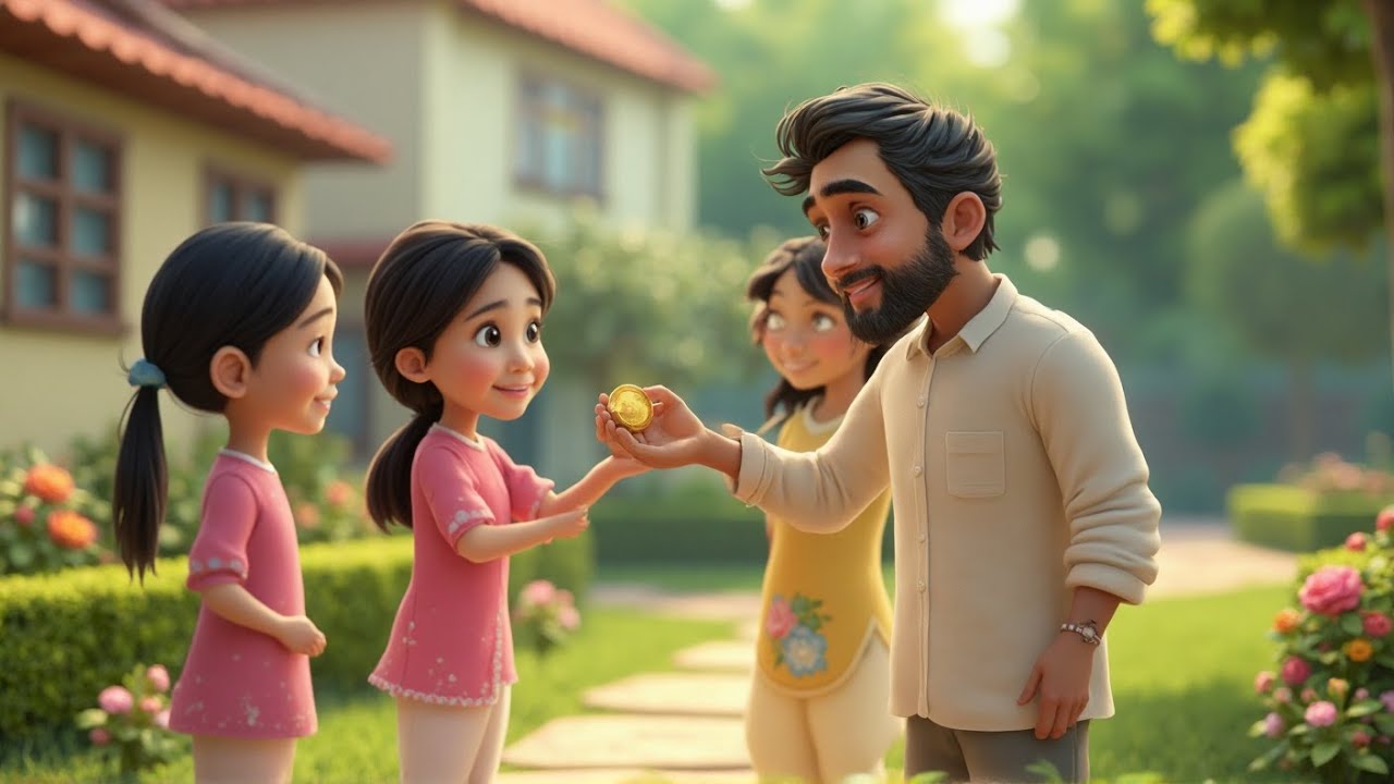 🌙 Islamic Kids Story | The Lost Coin | Mahmoona, Anabia & Maheen | Honesty is the Best Policy