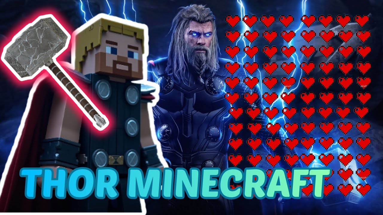 Sức mạnh khủng khiếp của THOR trong MINECRAFT - Ryomon Gaming - Minecraft