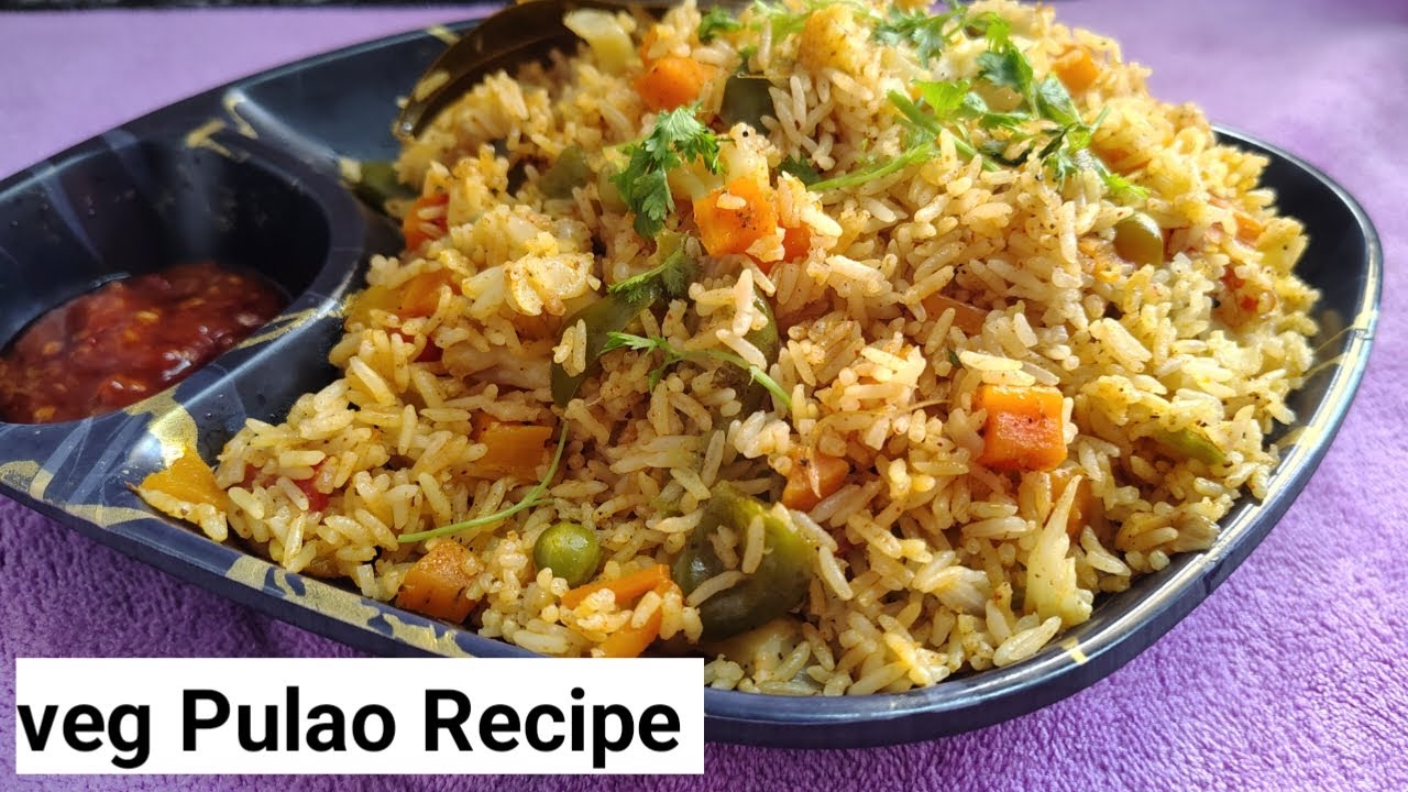 Simple & Tasty Veg Pulao Recipe | Easy Lunch Box Idea