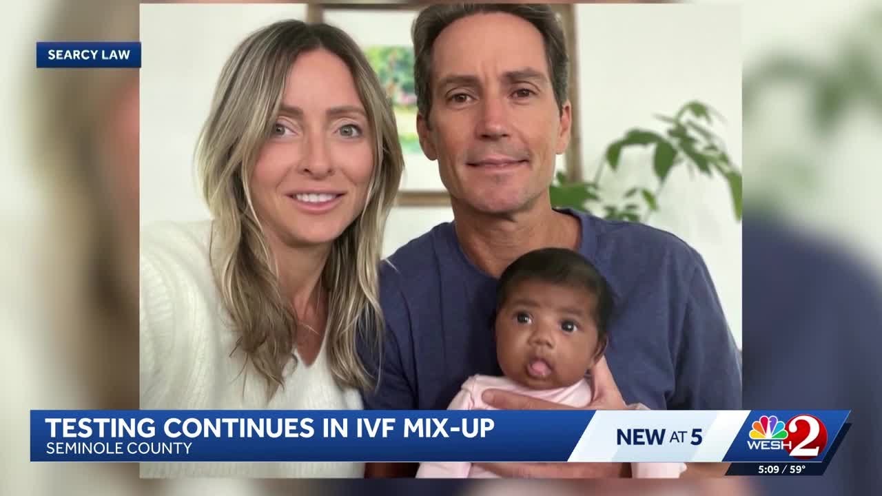 Testing continues to find genetic parents for Central Florida baby involved in IVF mix-up