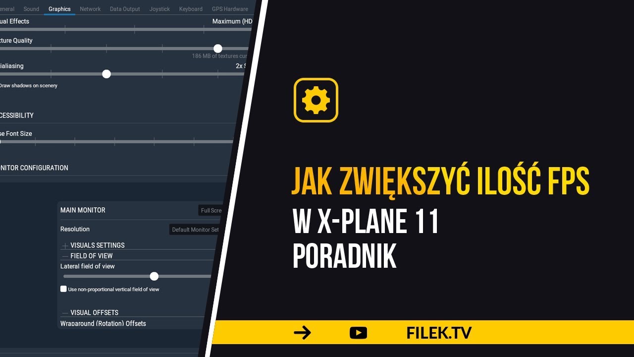 Jak zwiększyć ilość FPS w X-Plane 11/12 - poradnik / tutorial - UPDATE - CZYTAJ OPIS!