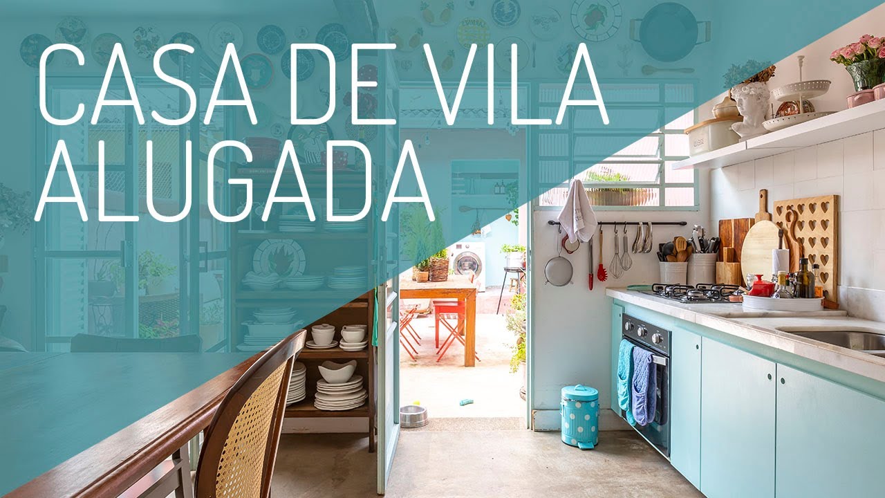 Casa de Vila Alugada com várias Soluções Feitas pela Própria Moradora
