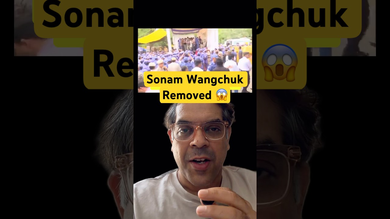 Sonam Wangchuk removed from protest site and shifted to hospital
