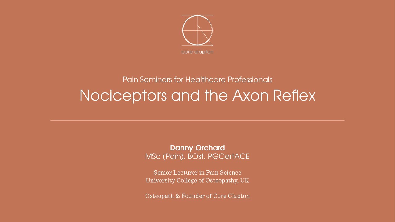 Nociceptors and the axon reflex