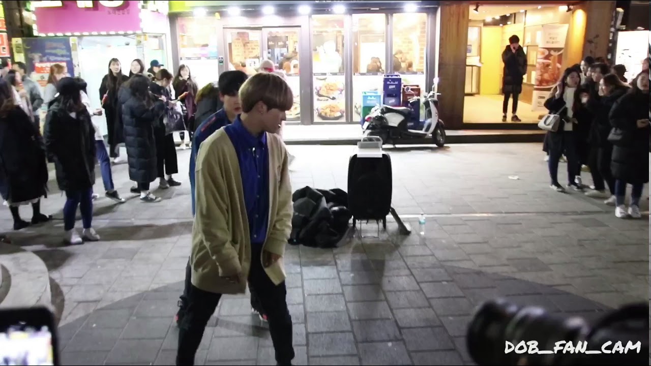 180221 디오비 DOB 효진&태영 홍대공연 / EXO(엑소) - 전야(the eve)