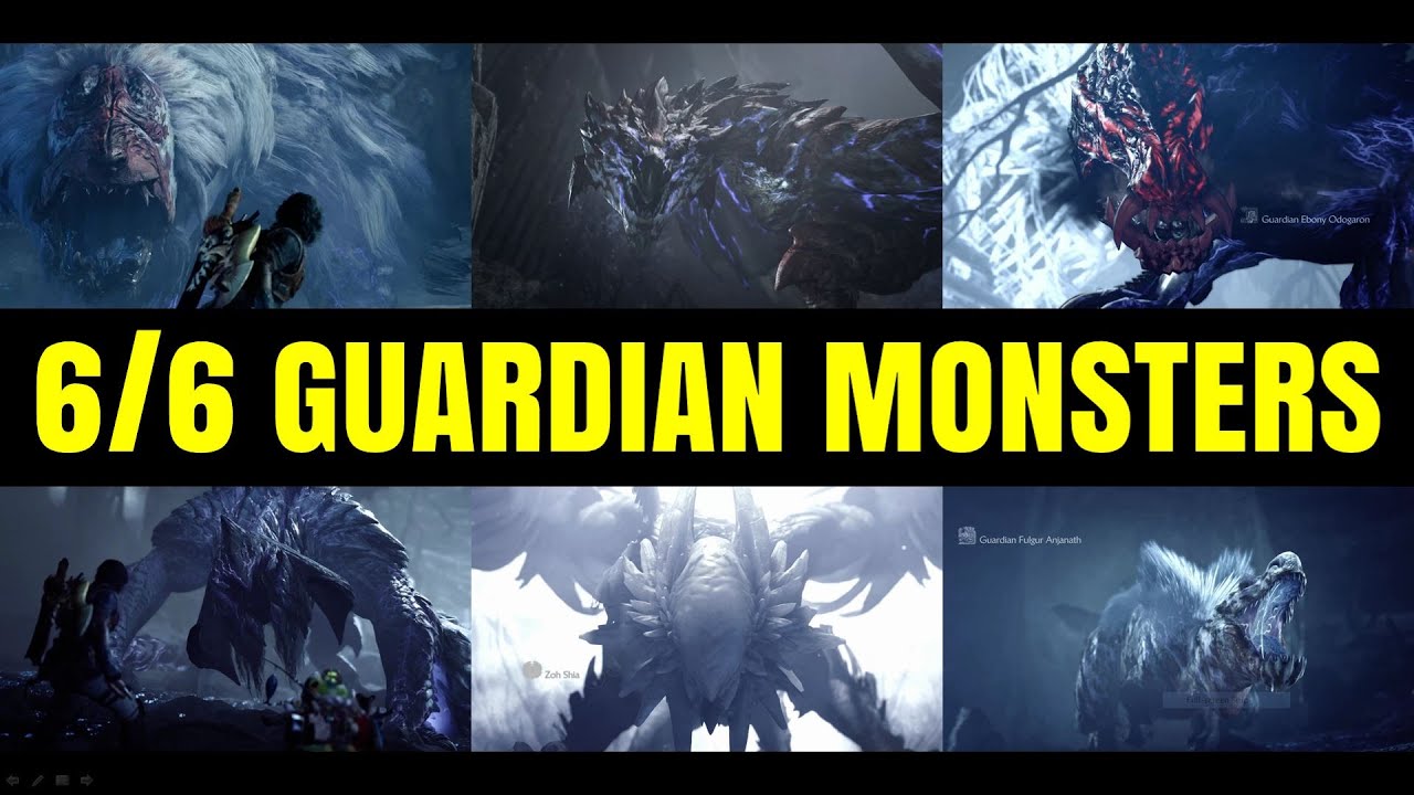 Monster Hunter Wilds &mdash; вступительная сцена со всеми 6 монстрами-хранителями