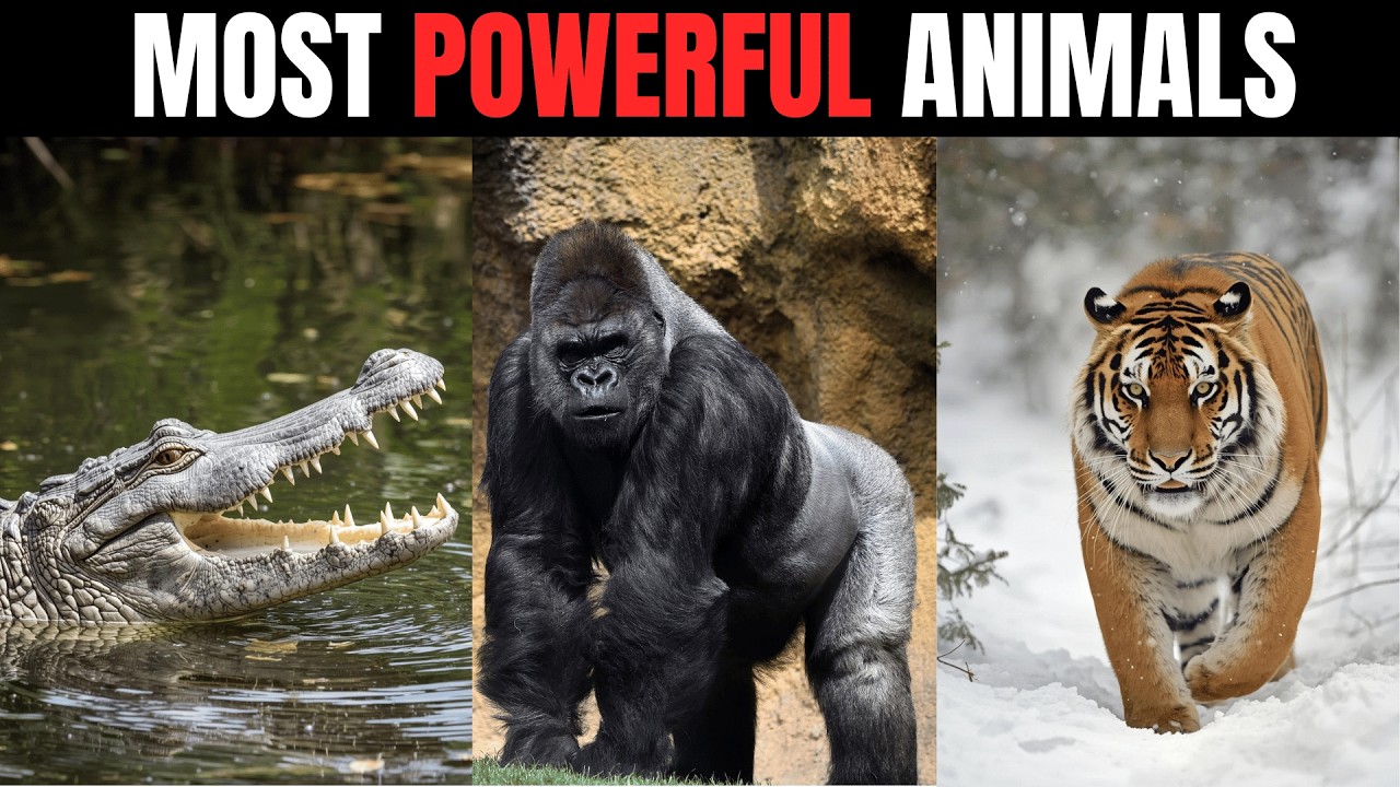 Top 5 Strongest Animals- Unbelievable POWER!!!