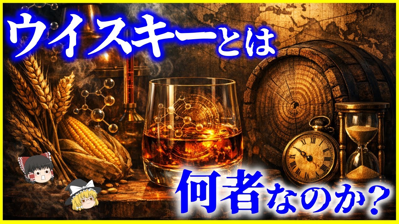 【ゆっくり解説】なぜこんなに奥深い？「ウイスキー」とは何者なのか？を解説/ウイスキーは味わうものではなく、読み解くものだった⁉
